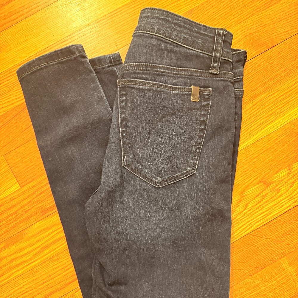 Joe’s Jeans Blayne Skinny Ankle Jeans 24 Dark Wash Stretch Denim